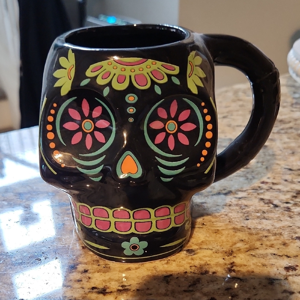 Colorful Skull Mug